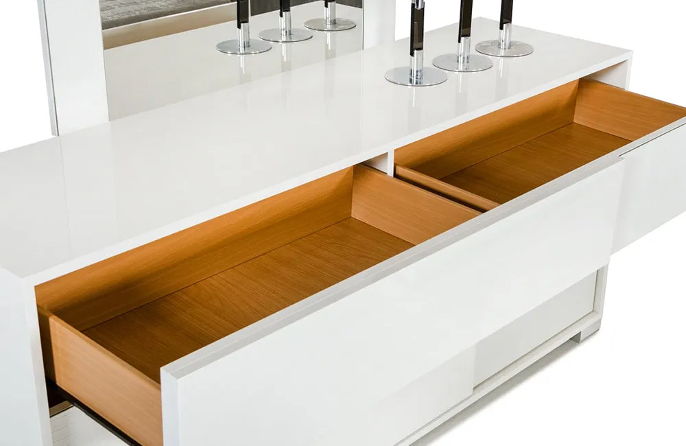 Modrest Ancona Italian Modern White Bedroom Set