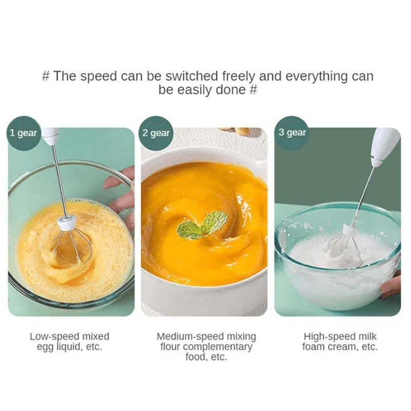 Multifunctional Egg-Beater With Adjustable Speeds Ii-1