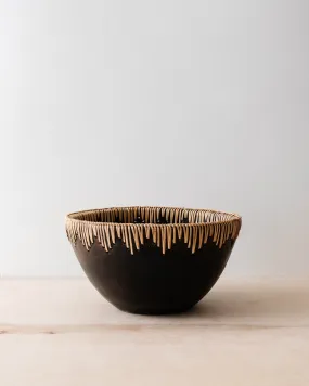 Rattan Stitched Terracotta Bowl