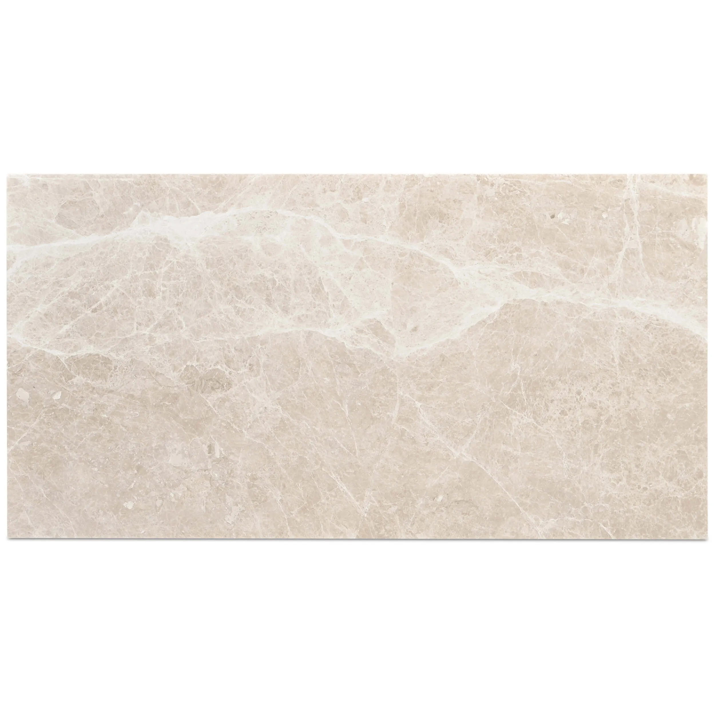 River Coffee Table, Botticino Marble