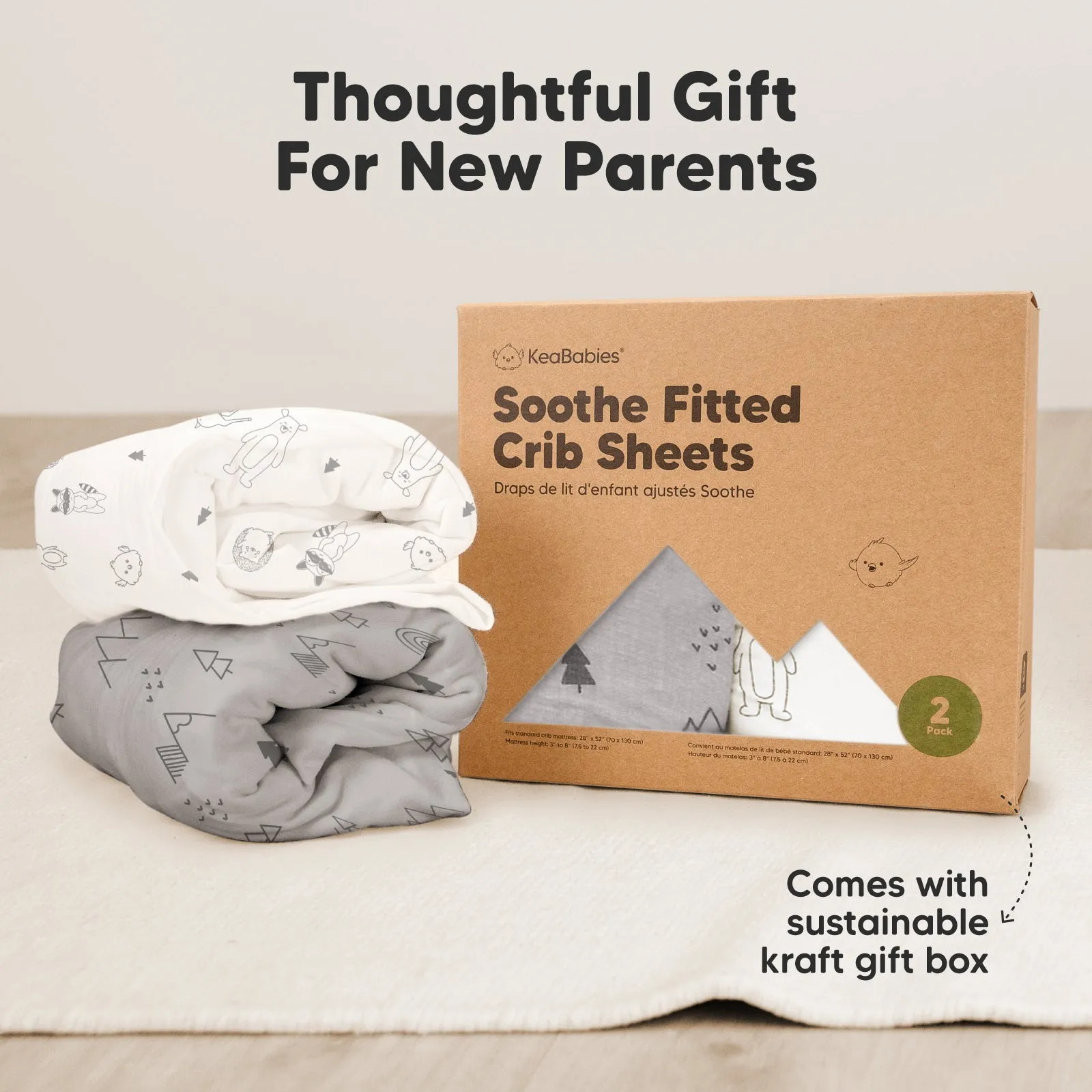 Soothe Fitted Crib Sheet (Construction)