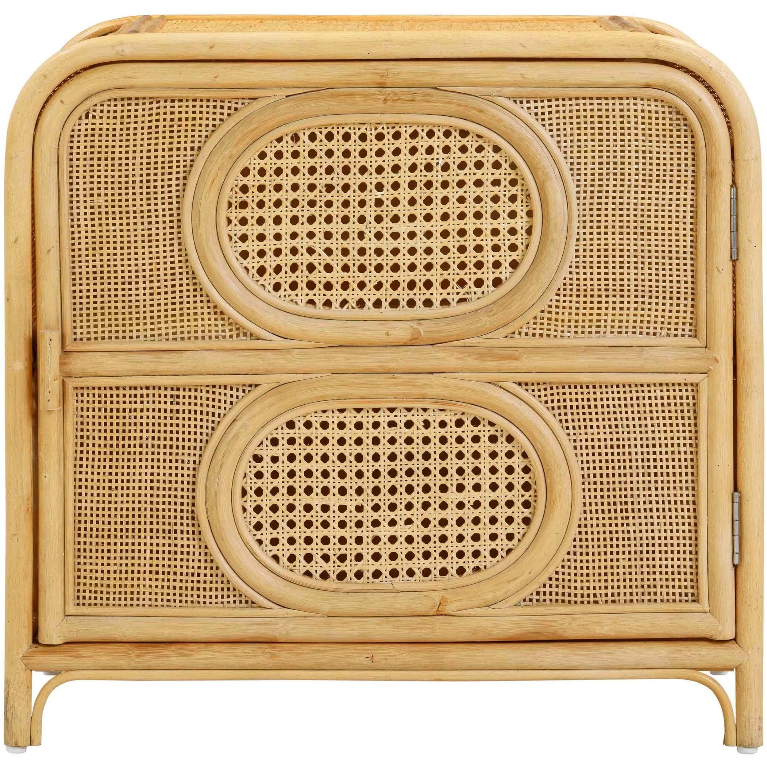 Tina Rattan Nightstand, Natural