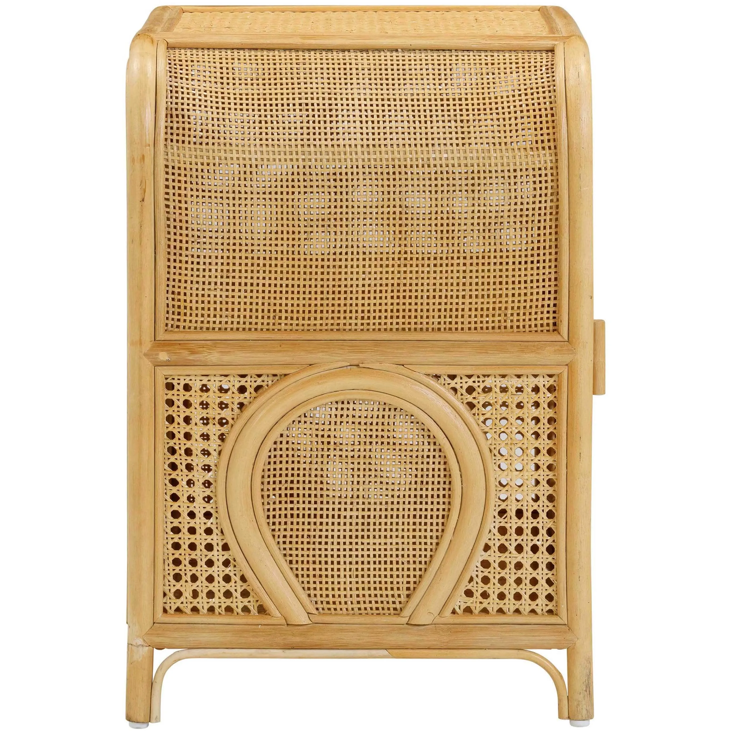 Tina Rattan Nightstand, Natural