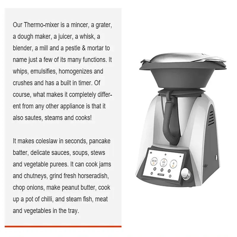 Touch-Controlled Food Processor