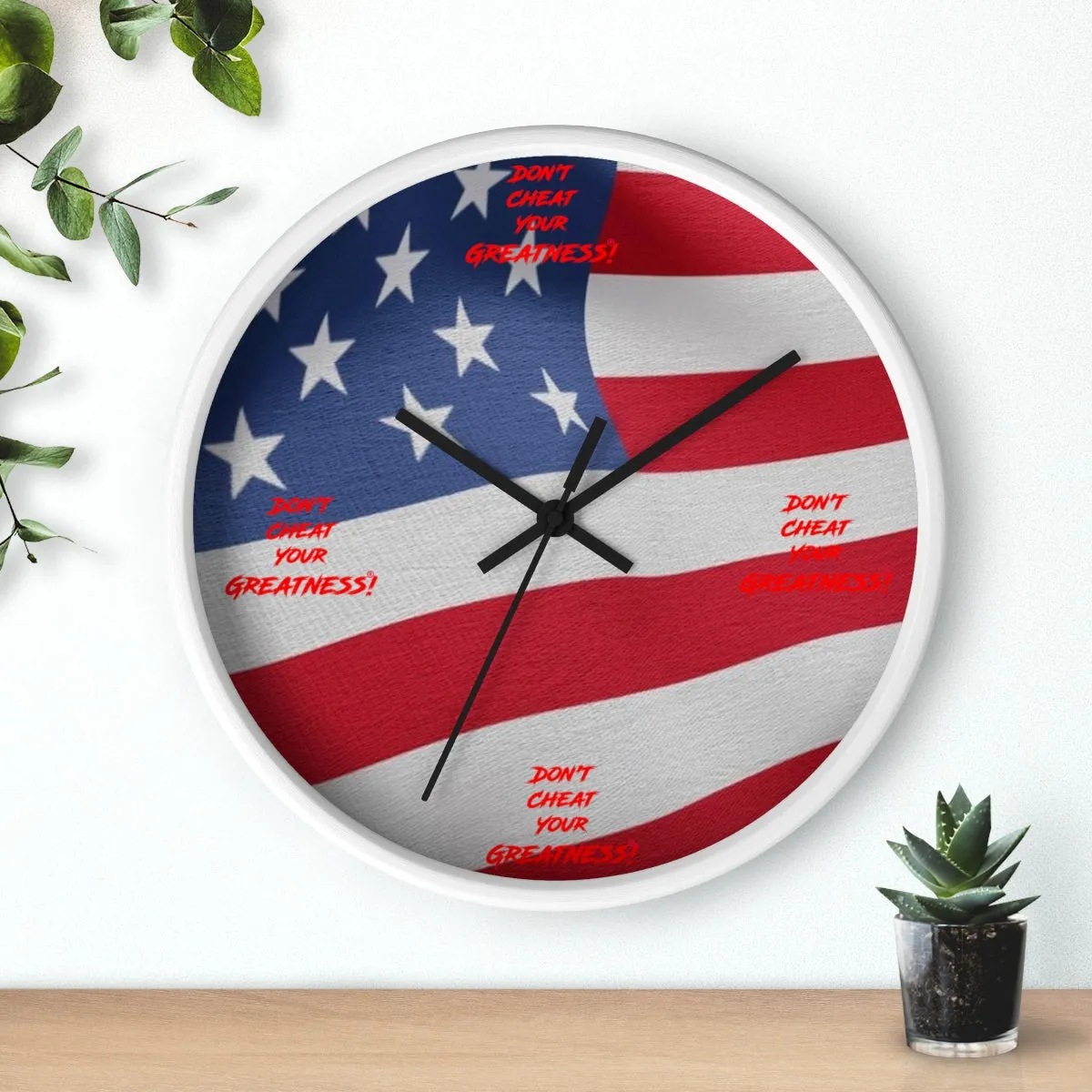 USA Wall clock