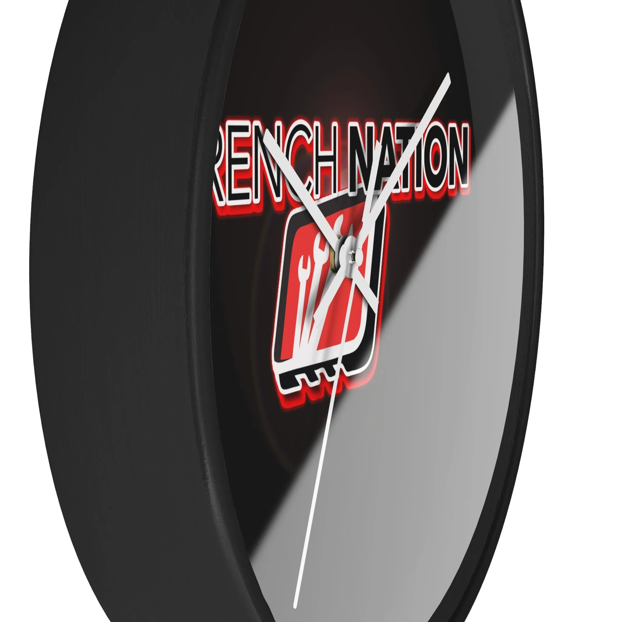 WRENCH NATION Logo Wall Clock
