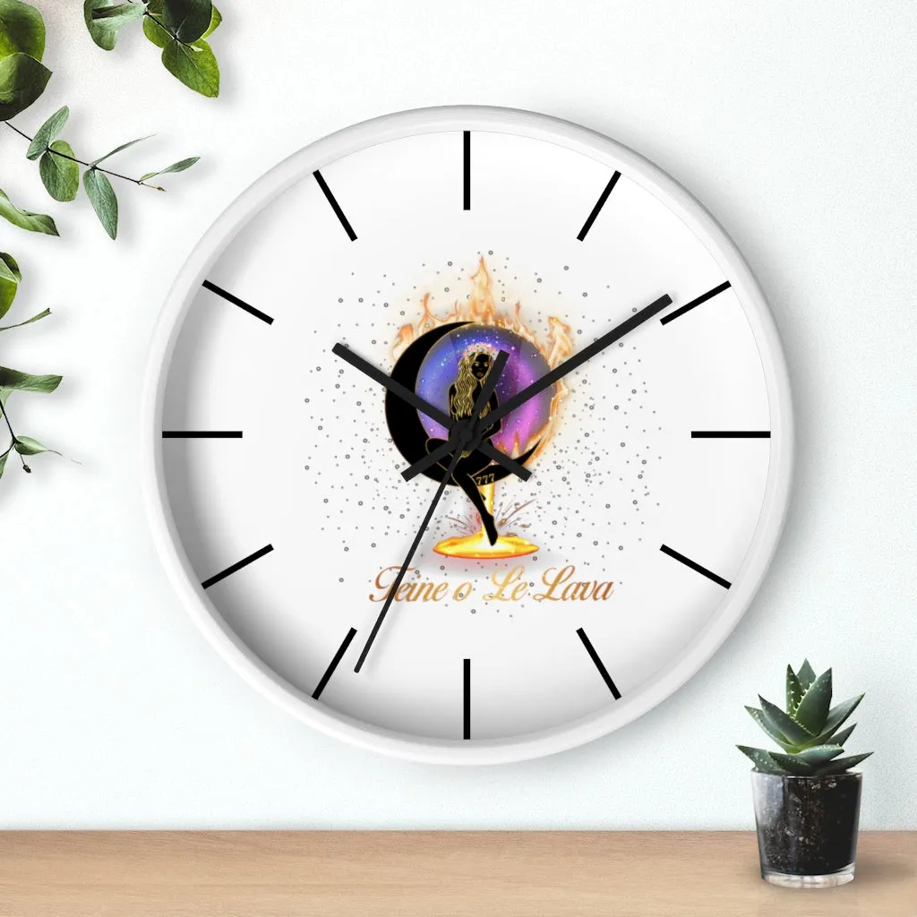 Yoga Spiritual Meditation Wall clock - Luck 777 Angel Number