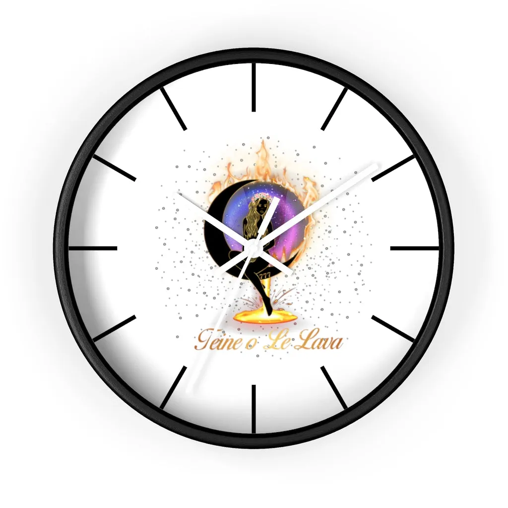 Yoga Spiritual Meditation Wall clock - Luck 777 Angel Number