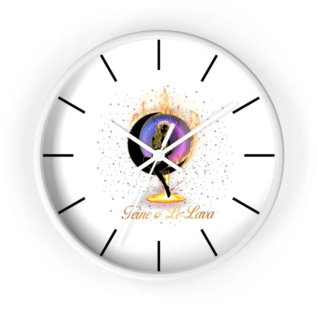 Yoga Spiritual Meditation Wall clock - Luck 777 Angel Number