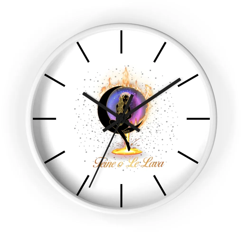 Yoga Spiritual Meditation Wall clock - Luck 777 Angel Number