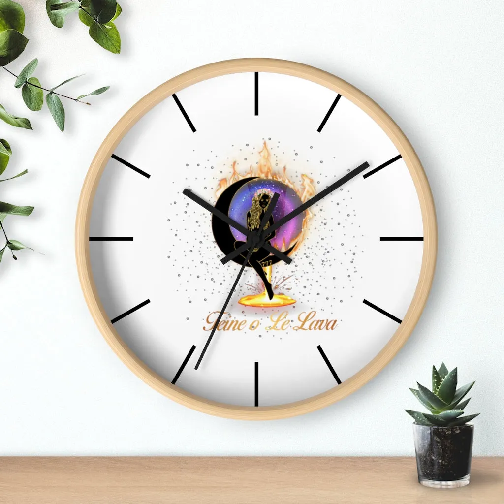 Yoga Spiritual Meditation Wall clock - Luck 777 Angel Number