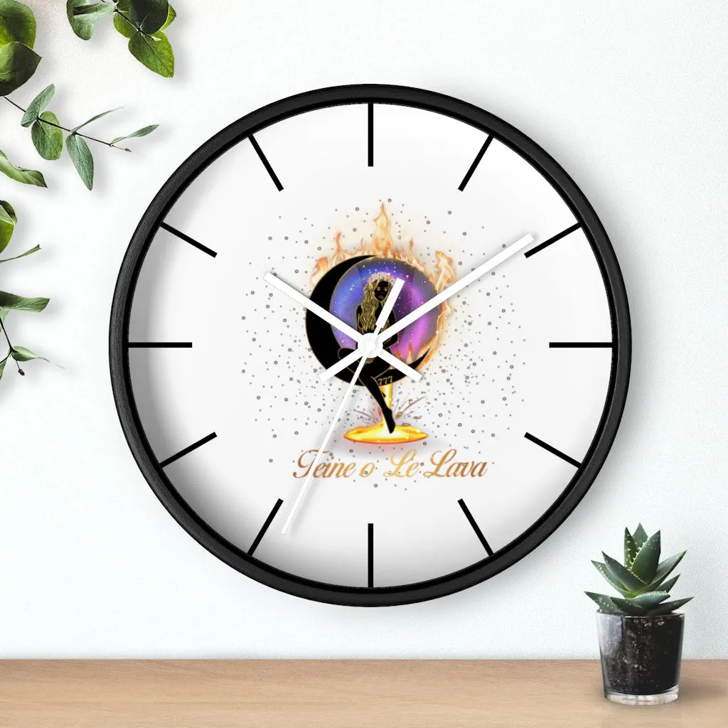 Yoga Spiritual Meditation Wall clock - Luck 777 Angel Number