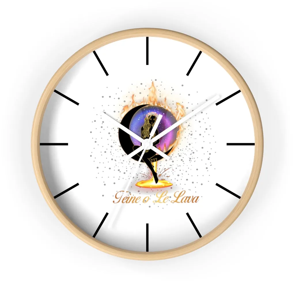Yoga Spiritual Meditation Wall clock - Luck 777 Angel Number
