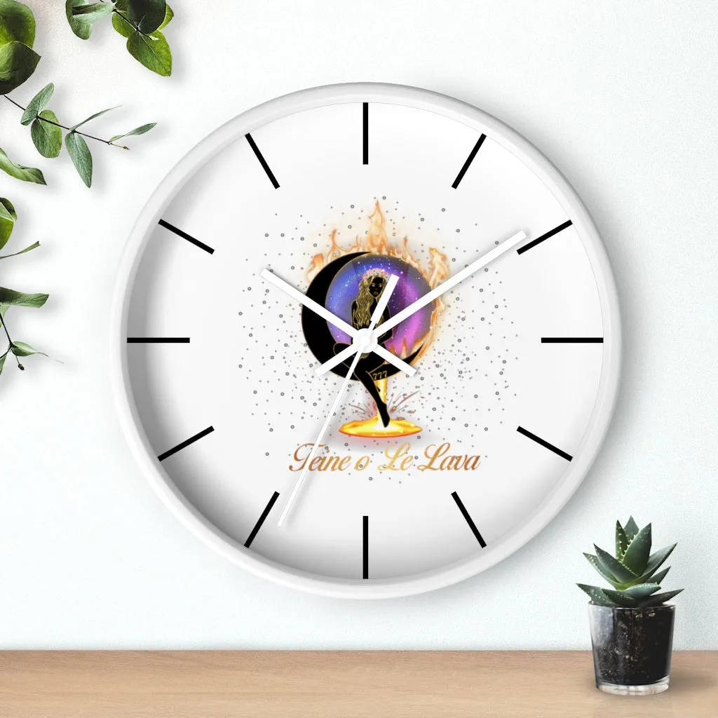 Yoga Spiritual Meditation Wall clock - Luck 777 Angel Number