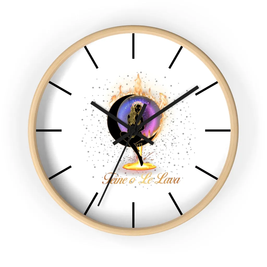 Yoga Spiritual Meditation Wall clock - Luck 777 Angel Number