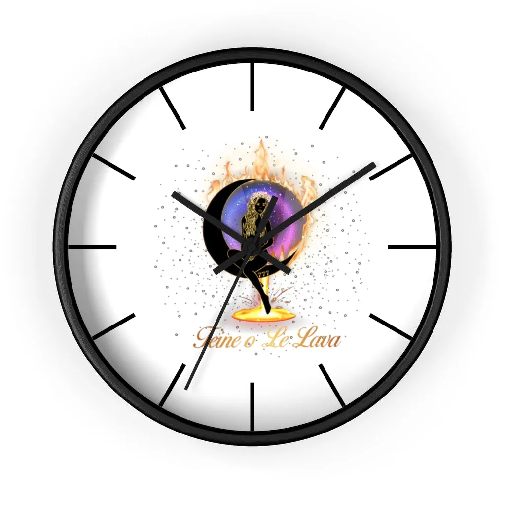 Yoga Spiritual Meditation Wall clock - Luck 777 Angel Number