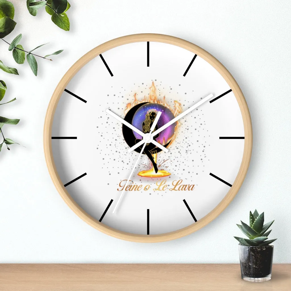 Yoga Spiritual Meditation Wall clock - Luck 777 Angel Number
